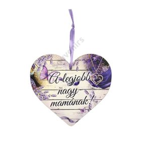 FATÁBLA SZÍV ANYÁK NAPI 20x22 cm