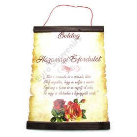 PERGAMEN HÁZASSÁGI ÉVFORDULÓS  20cmx28cm