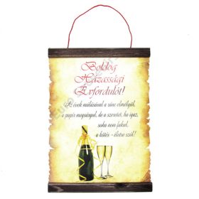 PERGAMEN HÁZASSÁGI ÉVFORDULÓ FÉRFI 20x28 cm