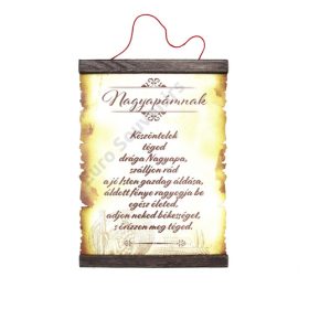 PERGAMEN NAGYAPÁMNAK 20cmx28cm
