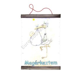 PERGAMEN MEGÉRKEZTEM (KISFIÚ) 20cmx28cm