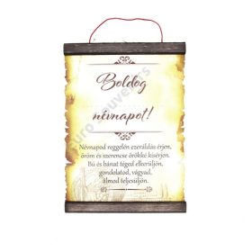 PERGAMEN NÉVNAPOS (FÉRFI) 20cmx28cm