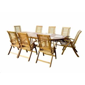 KERTI BÚTOR FA (1db asztal+8db szék)