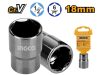 INGCO Dugókulcs 1/2" 18 mm CrV