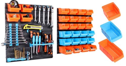 Timeless Tools Fali csavar és szerszám rendező 2 típusba-43 db-os