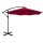 Függő napernyő 2,7 m, piros