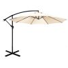Függő napernyő 2,7 m, krém