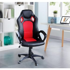 Gamer szék több színben - basic-színes háttámla, piros