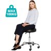 Timeless Tools Gurulós kozmetikai szék állítható magassággal-fekete