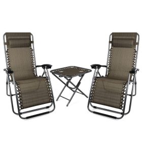 2 db zéró gravitáció kerti szék asztallal