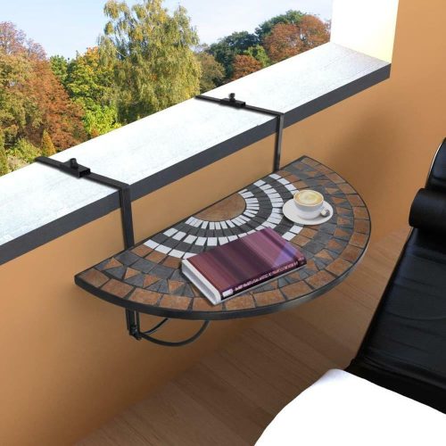 Timeless Tools Lehajtható balkon asztal 2 színben-barna