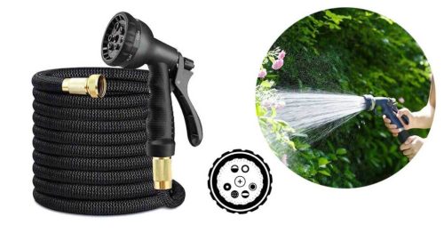 Nyomásra táguló locsolócső 3 méretben-22 méteres