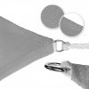 Timeless Tools Szögletes napvitorla, 3,6 méteres, több típusban-háromszög alakú, poliészter, szürke