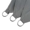 Timeless Tools Szögletes napvitorla, 3,6 méteres, több típusban-háromszög alakú, poliészter, szürke