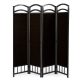 Timeless Tools 4 paneles térelválasztó paraván-sötétbarna
