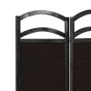 Timeless Tools 4 paneles térelválasztó paraván-sötétbarna