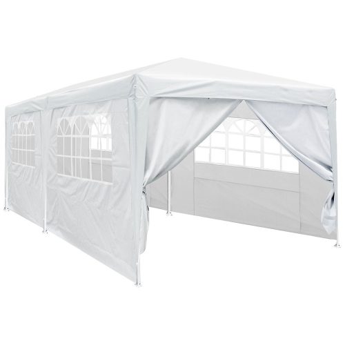 Party sátor fehér színben, 3 méretben-3x6 méteres