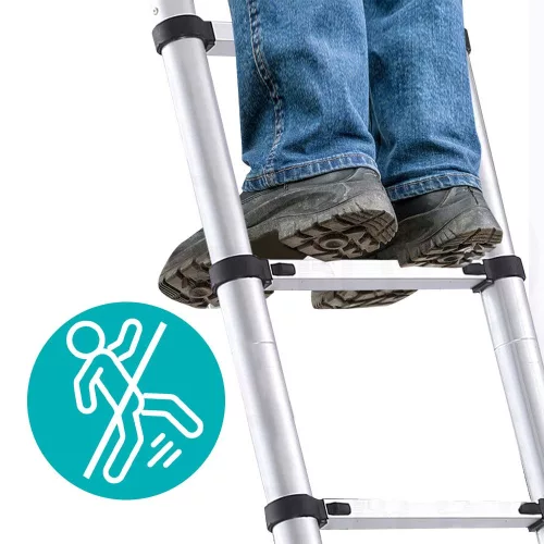 Teleszkópos alumínium létra 3 méretben-4,1 méteres