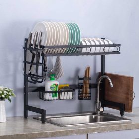 Edényszárító mosogató fölé, dupla