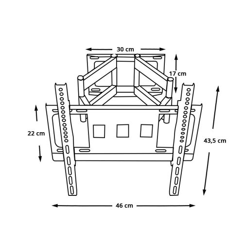 Dönthető, forgatható falikonzol