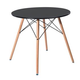 4 db modern étkezőszék asztallal, 3 színben-fekete