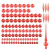Timeless Tools 112 részes karácsonyfadísz, 4 színben-piros