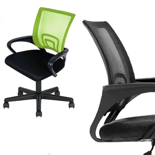 Karfás irodai forgószék több színben-zöld