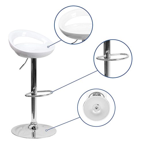 Kitti bárszék 2db, több színben-fehér