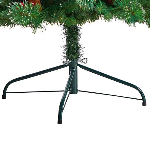 LED-es műfenyő több típusban, melegfehér-180 LED-es, 150 cm