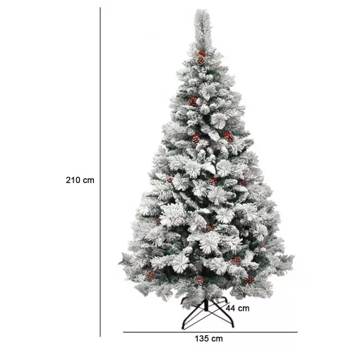 Havas műfenyő - több típusban-210 cm-es