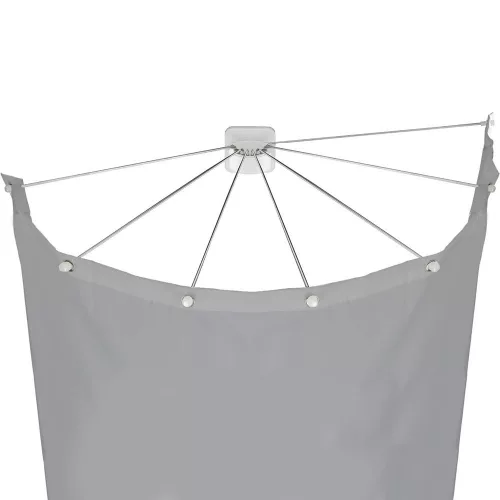 Ernyő alakú zuhanyfüggönytartó