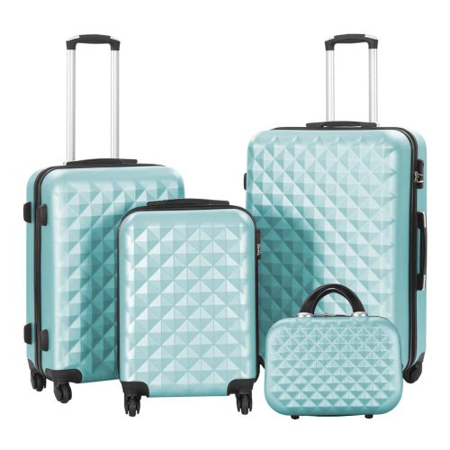 Timeless Tools Utazóbőrönd szett kozmetikai táskával, több színben-mentazöld