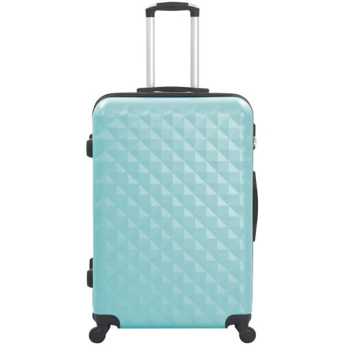 Utazóbőrönd szett kozmetikai táskával, több színben-mentazöld