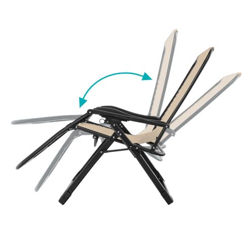 Párnázott zéró gravitáció szék, több színben-bézs