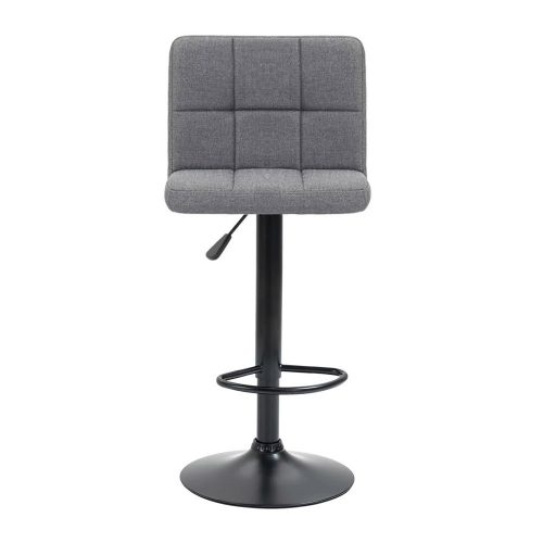 Szövet borítású bárszék 2 db, több színben-világos szürke