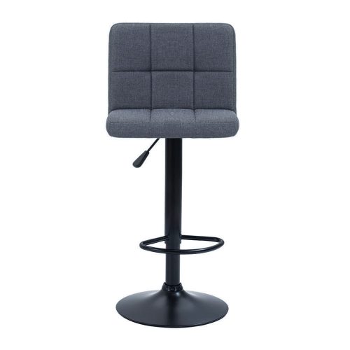 Szövet borítású bárszék 2db, sötétszürke