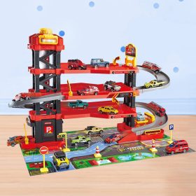 Játék tűzoltó garázs