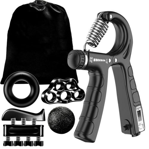 Timeless Tools 5 részes marok- és kézerősítő készlet, számlálóval