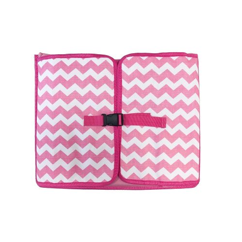 Hordozható gyerekasztal autóba, zsebekkel, pink