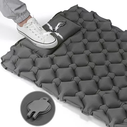 Egyszemélyes túramatrac, szürke