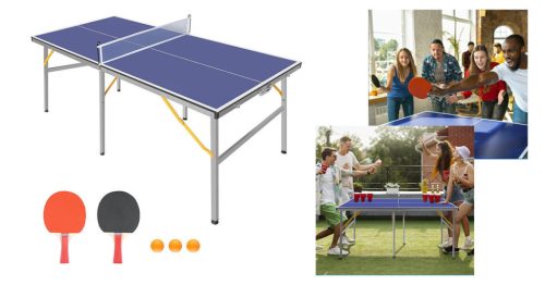 Beltéri pingpongasztal hálóval