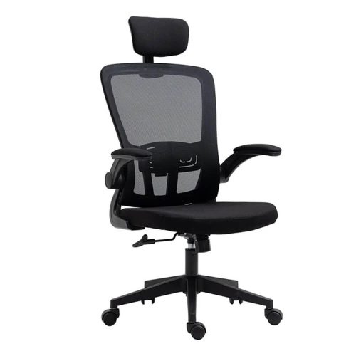 Timeless Tools Ergonomikus irodai szék deréktámasszal, fejtámlával, fekete