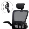Timeless Tools Ergonomikus irodai szék deréktámasszal, fejtámlával, fekete