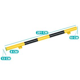 Védőkorlát, 200x10 cm