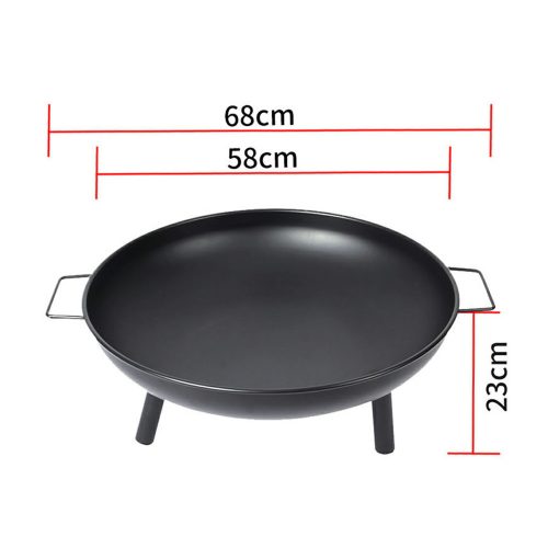 Hordozható tűzrakó 58 cm