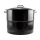 Perfect Home Zománcozott Lábas fedővel 45 cm 31,5 liter fekete 10393