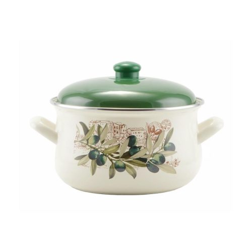 Perfect Home Oliva Zománcozott lábas 22 cm+fedő  14829