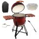 Perfect Home Kamado SE Premium Line Grillező 23,5"/60 cm bordó - készlet 16700