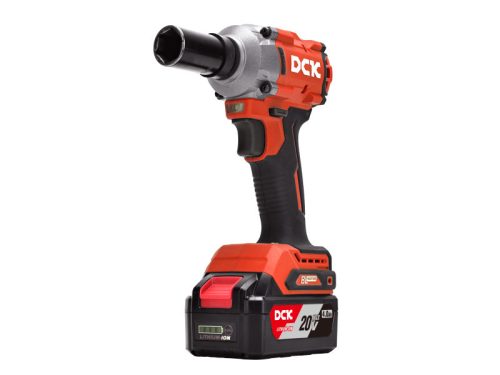 DCK Akkus ütvecsavarozó 1/2" 358 Nm 20V (2 x 5,0 Ah akku + töltő)