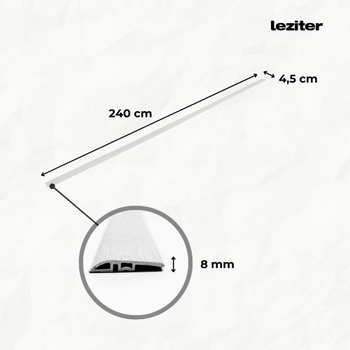 Vinyl SPC padló szintkiegyenlítő Kent tölgy 2400x45x8 mm
